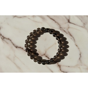 Handcrafted Smoky Quartz Beaded Healing Crystal <b>Bracelet</b>-Natural Grounding Power-Wholesale - Product Image 4