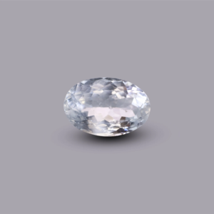 Sky Blue Sapphire Oval Cabochon 4.4 Carat Loose Gemstone for Fine Jewelry - Product Image 1