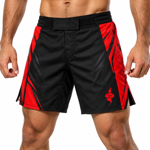 Athletic Training MMA <b>Shorts</b> Lightweight Breathable <b>Grappling</b> Workout Apparel Mens Quick Dry Fitness <b>Shorts</b> Flexible Waistband - Product Image 1