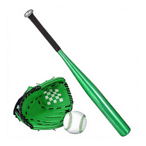 Ensemble de batte et de gant de baseball pour jeunes de 11,5 pouces, batte en alliage métallique, gant en cuir, balle pour l'entraînement et la pratique - Product Image 2