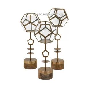 Terrario Geométrico de Vidrio en Forma de Diamante, Color Oro Rosa, para Plantas Suculentas de Mesa, Precio Económico, Venta al Por Mayor - Product Image 2