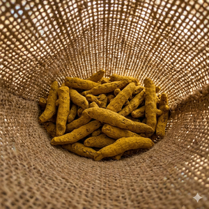 Raíz de Cúrcuma Entera de la India con Empaque Comercial y Soluciones de Exportación Directas del Fabricante - Product Image 1
