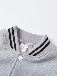 Hot Selling Custom <b>Men's</b> Winter Varsity <b>Jackets</b> <b>White</b> Sleeves Front Logo Custom Colors & Logo 100% Cotton-Wool Casual Outerwear - Product Image 4