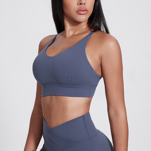 Sujetador deportivo de alto soporte para mujer, con espalda hermosa y efecto push-up, súper suave, para yoga y gimnasio, tipo top corto. - Product Image 3