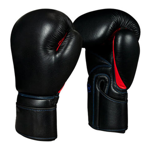 Gant de boxe en cuir blanc sur mesure de haute qualité avec logo de marque client - Product Image 1