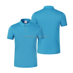 Logo personnalisé, chemise de golf pour hommes de haute qualité, respirante, tricotée, à séchage rapide, uniforme, marque privée, polyester - Product Image 2