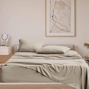 Juego de Sábanas de Lino 100% Moderno, Personalizado, de Alta Calidad, Tejido Estampado, 300 Hilos, Resistente al Agua y Ecológico, en Oferta - Product Image 5