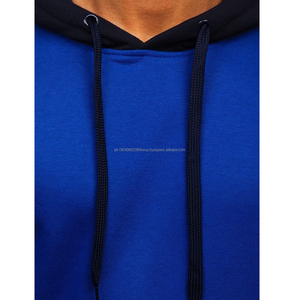 Sweat à capuche épais en molleton surdimensionné pour homme avec impression de logo personnalisé, taille plus, pour l'hiver - Product Image 2