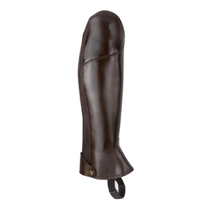 Custom Suede Leather Horse Riding <b>Chaps</b> Heavy Duty Equestrian <b>Half</b> Gaiters Adjustable Horseback Riding Workwear Gear Item - Product Image 3