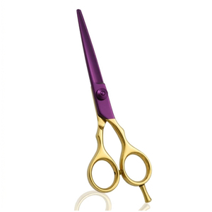 Nouvelle conception, ciseaux de coiffure personnalisés avec logo, 5,5 pouces, ciseaux professionnels pour barbier, ciseaux pour la coupe de la barbe, lame en acier inoxydable, lame tranchante - Product Image 2