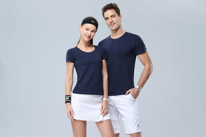 เสื้อยืดคอกลมคุณภาพสูง ผ้าฝ้าย 60% โพลีเอสเตอร์ 40% ใส่ได้ทั้งชายและหญิง สไตล์ลำลอง ใส่ได้ทุกวัน แขนสั้น สกรีนโลโก้ได้ เสื้อยืดผู้ชาย - Product Image 3