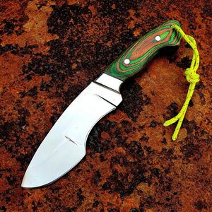 Outdoor Utility Knife <b>Small</b> Fixed Blade Knife with Lanyard Mini Fixed Blade Knife Outdoor EDC Knife OEM Manufacturer gift dad - Product Image 3
