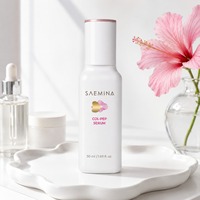 Sérum au collagène, sérum aux peptides, extrait de fleur d'hibiscus, soin de la peau au collagène, soin anti-rides, fabriqué en Corée, sérum à l'hibiscus, sérum pour les pores