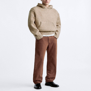 Sudadera con Capucha Personalizada al por Mayor para Hombre, con Bolsillo, 100% Algodón, Forro Polar, Impermeable, Transpirable, de Secado Rápido, Ecológica, para Invierno - Product Image 1