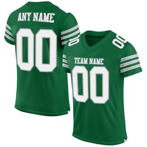 Vente en gros directe OMMIZ INDUSTRY Maillot de football authentique personnalisé blanc bleu marine-bleu poudre en maille - Product Image 3