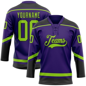 Maillot de hockey personnalisé OMMIZ INDUSTRY noir, jaune et blanc à motif abstrait effet éclaboussures, le plus vendu en gros - Product Image 5