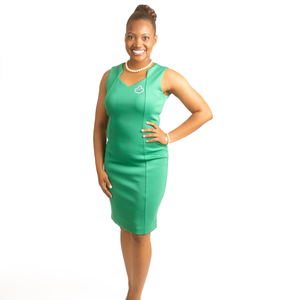 Vestido Lápiz Verde para Mujer, Elegante, Ajustado, Silueta Bodycon, Clásico, Ropa de Oficina, Formal, Informal de Negocios, Moda Femenina, Venta al Por Mayor - Product Image 1