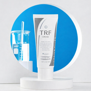 Crème réparatrice TRF V21 avancée pour la récupération cutanée post-traitement, apaisement, hydratation, renforcement de la barrière cutanée et soin de renouvellement des peptides - Product Image 1