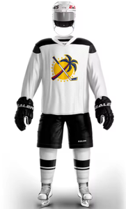 Maillot de hockey sur glace des Kings de Los Angeles, gris et noir, manches longues, col en V, imprimé par sublimation, vêtements en polyester anti-humidité - Product Image 6