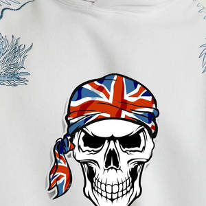 Sweat-shirt à capuche surdimensionné pour homme, style gothique, imprimé, avec dos graphique en polaire, idéal pour l'hiver, personnalisable (OEM/ODM) - Product Image 2