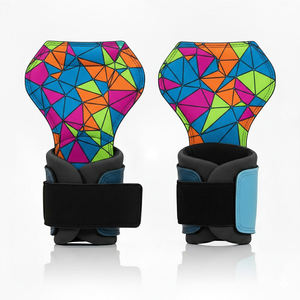 Agarraderas de cuero duraderas para levantamiento de pesas con soporte premium para refuerzo del núcleo y fuerza. - Product Image 1