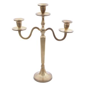 Traditional Aluminum <b>Candelabra</b> Candle Stand for Religious Ceremony Wedding and Festival Decoration - Product Image 3