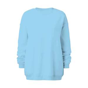 เสื้อสเวตเชิ้ตคอกลมแบบมีฮู้ดสำหรับผู้หญิง ผลิตโดย ODM/OEM รับทำโลโก้ตามสั่ง คุณภาพสูง ผ้าฝ้าย พิมพ์ลายพัฟฟ์ ปักลาย - Product Image 2