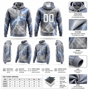 Sudadera con Capucha Sublimada Personalizada al por Mayor, Ropa Deportiva Premium con Diseño Personalizado - Product Image 3