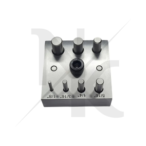 Cortador de Discos de Precisión, Forma Redonda, con 7 Punzones de Tamaño 1/8" - 1/2", para Joyería, Acero Inoxidable, Diferentes Formas - Product Image 2