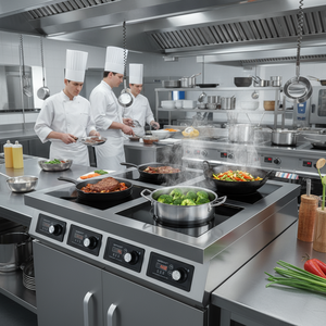 Thông Minh Chất Lượng Cao 4-Bếp Thẳng Đứng Nhà Bếp Thương Mại Cảm Ứng Nồi Bếp Cảm Ứng Bếp Điện Bếp Không Có Khí - Product Image 6