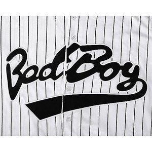 Camiseta de Béisbol Blanca Barata al por Mayor, Personalizable con Sublimación, Diseño Bordado, de Alta Calidad - Product Image 4
