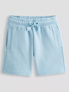 <b>Men's</b> Light Blue Knitted Cotton <b>Sleep</b> <b>Shorts</b> With Pockets Casual Summer Pajama Bottoms Soft Fabric - Product Image 5