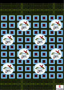 Tela de Algodón con Estampado Africano Twill Rib de Nigeria, Material para Bolsos de Moda, Fabricante de Textiles Personalizados OEM ODM - Product Image 3