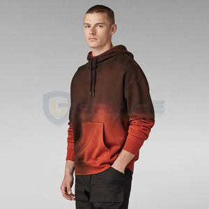 Hoodies thermiques délavés à l'acide pour hommes, grandes tailles, effet usé, prix de gros, les plus vendus - Product Image 5