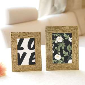 Classic metal photo frame durable construction with smooth finish perfect for wall display or tabletop home decor piece - Product Image 5