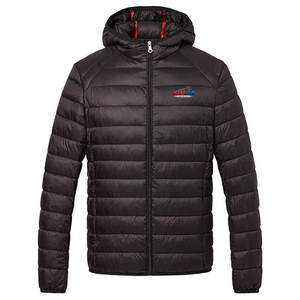 Vente directe d'usine, veste en duvet pour homme avec logo personnalisé, design confortable, qualité supérieure, manches longues. - Product Image 1