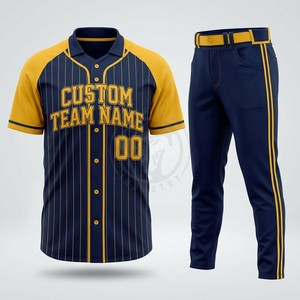 Camisetas de béisbol personalizadas para academias deportivas, de malla transpirable de poliéster, con diseño de botones completos, pedidos por equipo. - Product Image 4