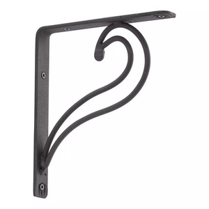 Decorative Brass <b>Shelf</b> <b>Bracket</b> Antique Nickel Finish Durable Luxury Indoor Home Decor Support Hardware used Home Decor - Product Image 2