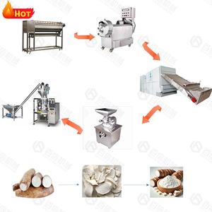 Lignes de production personnalisables de farine de manioc/pomme de terre ligne de production de farine de manioc machine de production de farine de manioc - Product Image 2