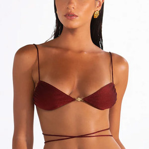 Conjuntos de Bikini de 2 Piezas para la Temporada de Verano, Diseño Sólido, al Mejor Precio - Product Image 6