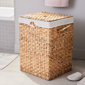 Cesta de Jacinto de Agua de Estilo Único con Tapa, Cesto de Ropa Grande Hecho a Mano, Ideal para Uso Doméstico o Hotelero, de Vietnam - Product Image 5