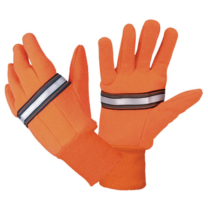 Gants de sécurité routière haute visibilité très demandés avec protection maximale et réflecteur au dos - Product Image 6