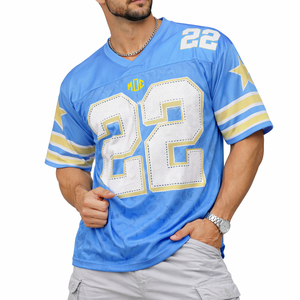 Jersey de Fútbol Americano para Hombre de Calidad de Exportación, Transpirable, de Malla de Poliéster, Uniforme de Equipo, Número Personalizado, Fabricante de Ropa Deportiva OEM, EE. UU. - Product Image 2