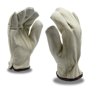 Gants de travail durables en cuir de mouton résistants à la chaleur pour hommes, pour le jardinage, la plantation d'arbres, la réparation automobile, la construction, le déménagement - Product Image 1