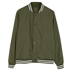 Chaqueta Letterman de alta calidad con logotipo personalizado para hombre, logotipo bordado para uniformes de equipos deportivos al aire libre, chaqueta de béisbol universitaria para hombre - Product Image 1