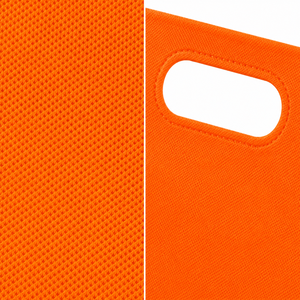 Bolsa de Compras Reutilizable de Tela No Tejida, Corte en D, Color Naranja Premium, Resistente, para Promociones Comerciales - Product Image 2