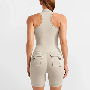 Traje Deportivo Personalizado de Nuevo Estilo para Mujer, Mono de Fitness / Ropa Deportiva y de Yoga Transpirable de Alta Calidad, Trajes de Cuerpo Entero para Mujer - Product Image 3