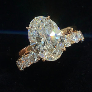 Best Selling Classic Silver Eternity Diamond <b>Ring</b> with Moissanite Stone Exclusive for Women's Weddings & Parties - Product Image 3