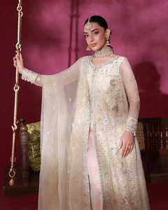 Tenue formelle modeste pour femme musulmane, toutes saisons, en coton de haute qualité, Salwar Kameez, sans plis, séchage rapide, pour l'Aïd, les fêtes, les mariages, Diwali - Product Image 3