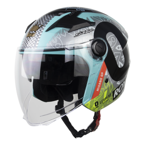 El más vendido del fabricante de Vietnam, casco real de cara abierta, casco de motocicleta, ABS, estética vintage, aprobado por DOT - Product Image 1